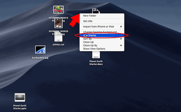 Organise your Mac Desktop with Stacks