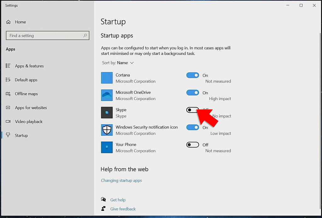 how to disable skype on startup windows 10 july 2019