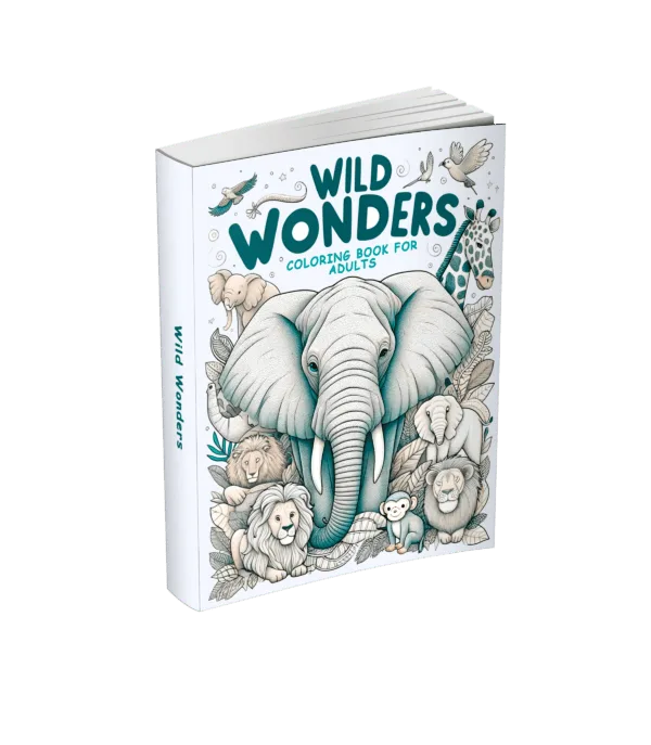 Wild Wonders - Coloring Book for Adults