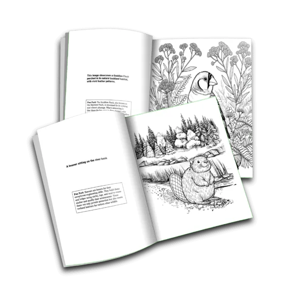 Wild Wonders - Coloring Book for Adults - Image 2