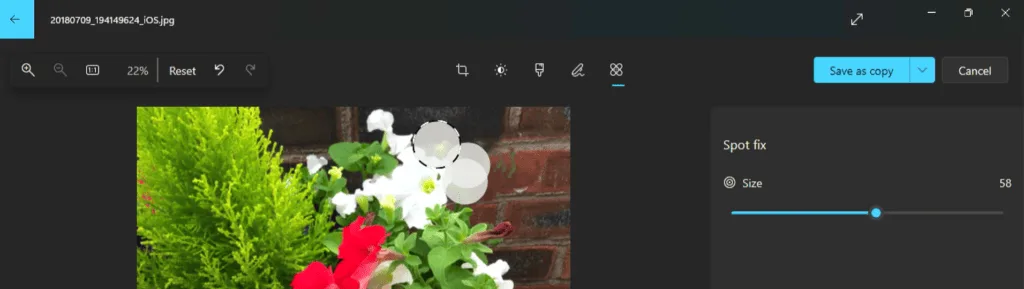 Spot Fix windows 11 photos app