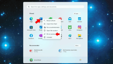 How to Pin Apps to Taskbar in Windows 11 | Elluminet Press