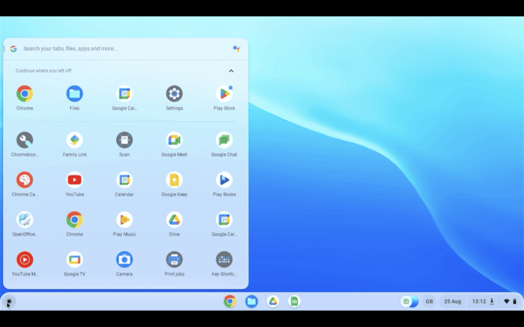 ChromeOS Desktop