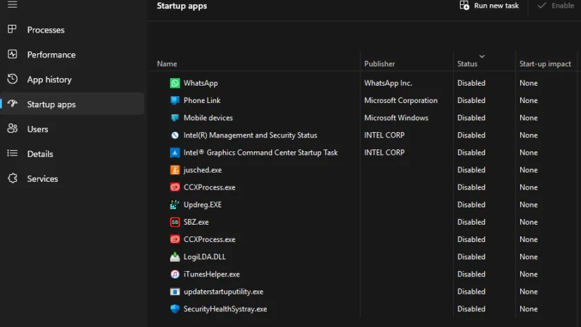 Windows 11 Task Manager